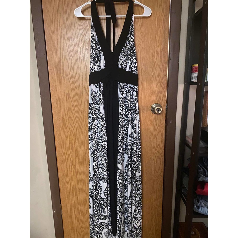 Women's Bisou Bisou Black and White Cocktail Dress sz 18w